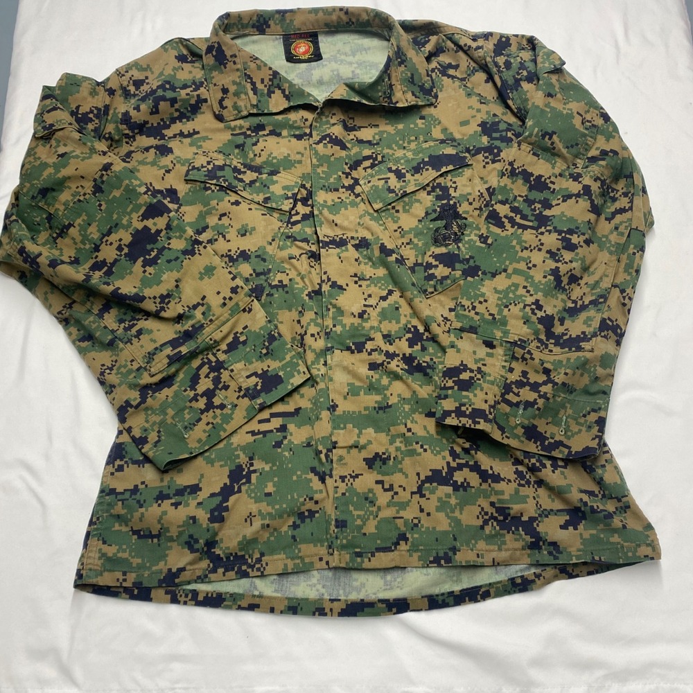 USMC American Apparel MARPAT Woodland Digital Camo Combat Blouse Med-Reg